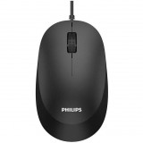 Mouse Philips SPK7207BL, USB 2.0, optic, 1000 DPI, 1.5m, negru