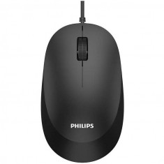 Mouse Philips SPK7207BL, USB 2.0, optic, 1000 DPI, 1.5m, negru