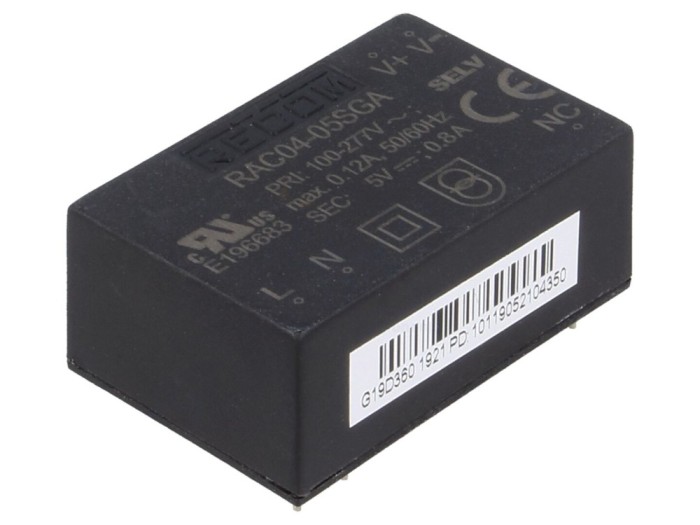 Convertor AC/DC 4W 5V PCB