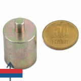 Magnet AlNiCo oală D 20 x 25 mm cu tijă