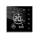 Termostat inteligent Wi-Fi, SS213H-BB-WF, 16A, incalzire prin pardoseala pe gaz sau electrica, control aplicatie TUYA, ecran LCD, control vocal, diver