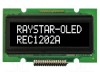 Afișaj OLED alfanumeric 12x2 RAYSTAR OPTRONICS 55,7x32x11mm alb PIN 15
