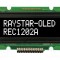 Afișaj OLED alfanumeric 12x2 RAYSTAR OPTRONICS 55,7x32x11mm alb PIN 15