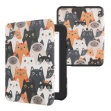 Husa kwmobile pentru Barnes &amp; Noble NOOK Glowlight 4 /NOOK Glowlight 4e, Piele ecologica, Multicolor, 59835.11