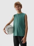 Tank-top de sport pentru băieți - verde, 4F Sportswear