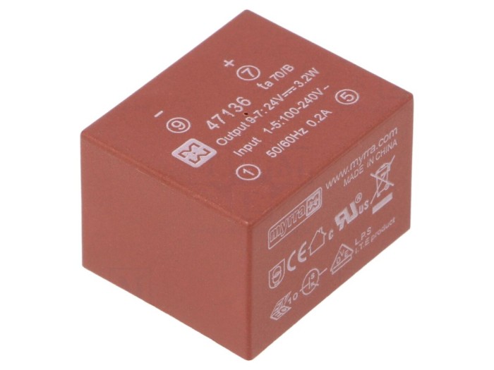 Convertor AC/DC 24V 3.2W