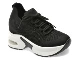 Pantofi sport FLAVIA PASSINI negri, 25321, din material textil