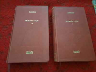 MUNTELE VRAJIT - THOMAS MANN - 2 volume ( Editura Adevarul RF20/1 foto