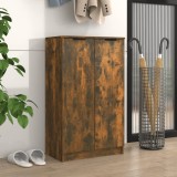 Gossi pantofar, stejar fumuriu, 59x35x100 cm, lemn compozit