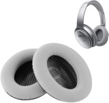 Set 2 bureti pentru casti Bose QuietComfort 35, 25, QC35, QC25, QC15, QC2, AE2, SoundTrue, SoundLink I/II, Over-Ear - Argintiu, Spuma cu memorie