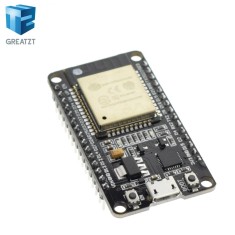 placa dual core esp-32 wireless wifi bluetooth 2.4ghz micro usb cp2102 foto