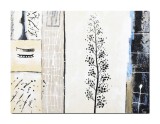 Cumpara ieftin Tablou gigant pictat manual, Decor japonez, 120x90cm ulei pe panza in releif efect 3D, gata de expus pe perete