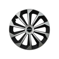 Set 4 Capace Roti 16 inchi (R16) Fame Gri-Negru, Compatibile Cu Smart