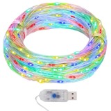 Cumpara ieftin vidalXL Instalatie luminoasa 400 micro LED multicolor 8 functii 40 m