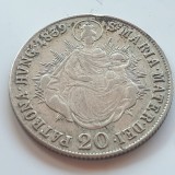 Ungaria 20 kreuzer 1839 B argint Ferdinand l, Europa