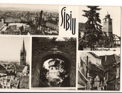 CPI B13620 CARTE POSTALA - SIBIU - MOZAIC, RPR foto