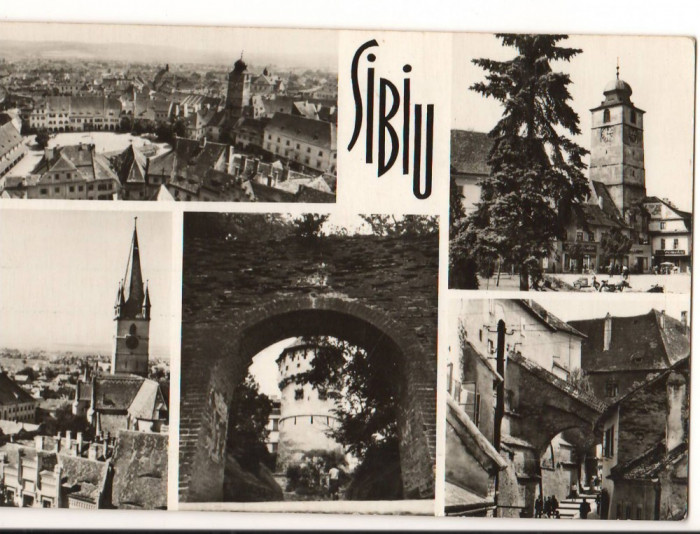 CPI B13620 CARTE POSTALA - SIBIU - MOZAIC