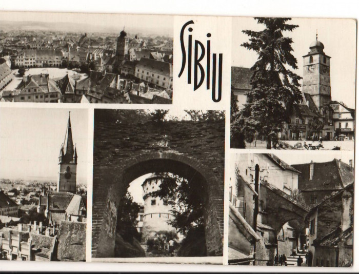 CPI B13620 CARTE POSTALA - SIBIU - MOZAIC, RPR