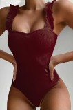 U638-81111 Body tip tricou cu cu aspect raiat, M, M/L, S/M