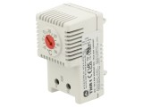Termostat NC pentru șină DIN, 10A 250VAC