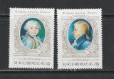 Ungaria 1991 - 200 de Ani de la Moartea lui Wolfgang Amadeus Mozart 2v MNH, Nestampilat