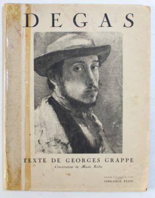 DEGAS par GEORGES GRAPPE , 1936 foto