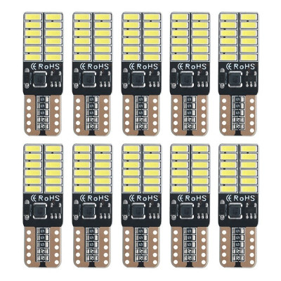 Set 5 Buc Set 2 Buc Led T10 24 SMD Canbus LED 067-A foto