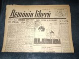 ZIAR ROMANIA LIBERA 31 IANUARIE 1945