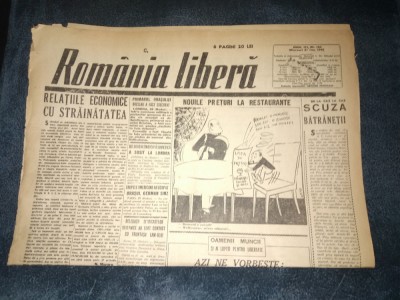 ZIAR ROMANIA LIBERA 31 IANUARIE 1945 foto