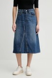 Levi&#039;s fusta jeans midi, evazati, A9316