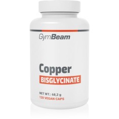 GymBeam Copper Bisglycinate capsule pentru funcționarea normală a sistemului imunitar și protecția celulelor &icirc;mpotriva stresului oxidativ 120 caps.