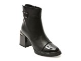 Botine FLAVIA PASSINI negre, 3013, din piele naturala