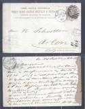 Great Britain 1883 Rare Old Postcard Manchester Arlon Belgium D.1099