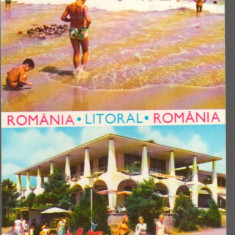 CPI B12826 CARTE POSTALA - MANGALIA SUD. PLAJA, RESTAURANT "CAZINO"