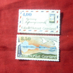 Serie Groenlanda 1995 - Europa CEPT Pasari , 2 valori