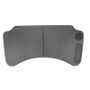 Masuta Auto Pliabila Topfit Tesla Model 3/Y, Fibra de Sticla, 39x77cm, Neagra, Birou Portabil cu Suport Pahare si Telefon
