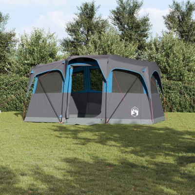 vidaXL Corturi cu acoperiș albastru 435 x 255 x 216 cm Poliester foto