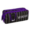 Penar Tub Negru cu 2 Compartimente Mov Wednesday 21x5.5x9.5cm, Oem