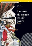 Le tour du monde en 80 jours + CD Audio (Niveau Trois B1) - Paperback brosat - Jules Verne - Black Cat Cideb