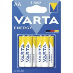Baterii Alcaline AA LR6 1.5V Varta Energy Blister 6 4106