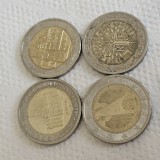 4 monede de 2 Euro diferite