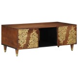 VidaXL Masă de cafea maro miere 100 x 54 x 40 cm Lemn masiv de mango
