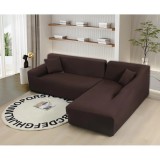 Cumpara ieftin Husa Coltar Elastica Moderna, Maro - EAT379