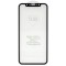 Folie de protectie din sticla securizata curbata iPhone X pentru tot ecranul 5D FULL GLUE, Neagra