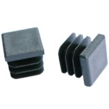 Capac plastic pentru teava patrata, Midica, negru, 15 x 15 mm, set 20 bucati