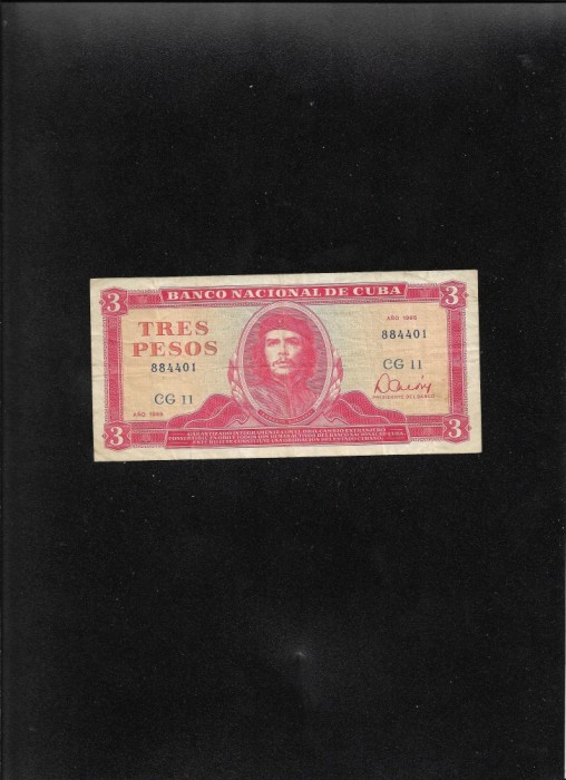 Cuba 3 pesos 1985 seria884401