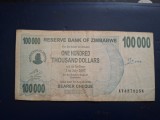 100.000 dollars 2007 zimbabwe