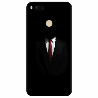 Husa silicon pentru Xiaomi Mi A1, Mystery Man In Suit foto