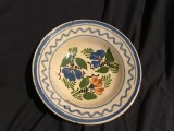 Arta / Traditie - Farfurie veche taraneasca cu flori realizata in Transilvania !