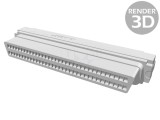 Conector Cablu-Cablu PIN 68 Mufă Mamă 1,27mm